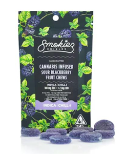 Blackberry Fruit Chews 100mg