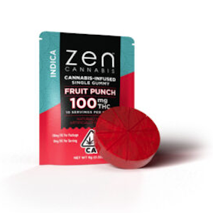 Single Indica Gummy 100mg
