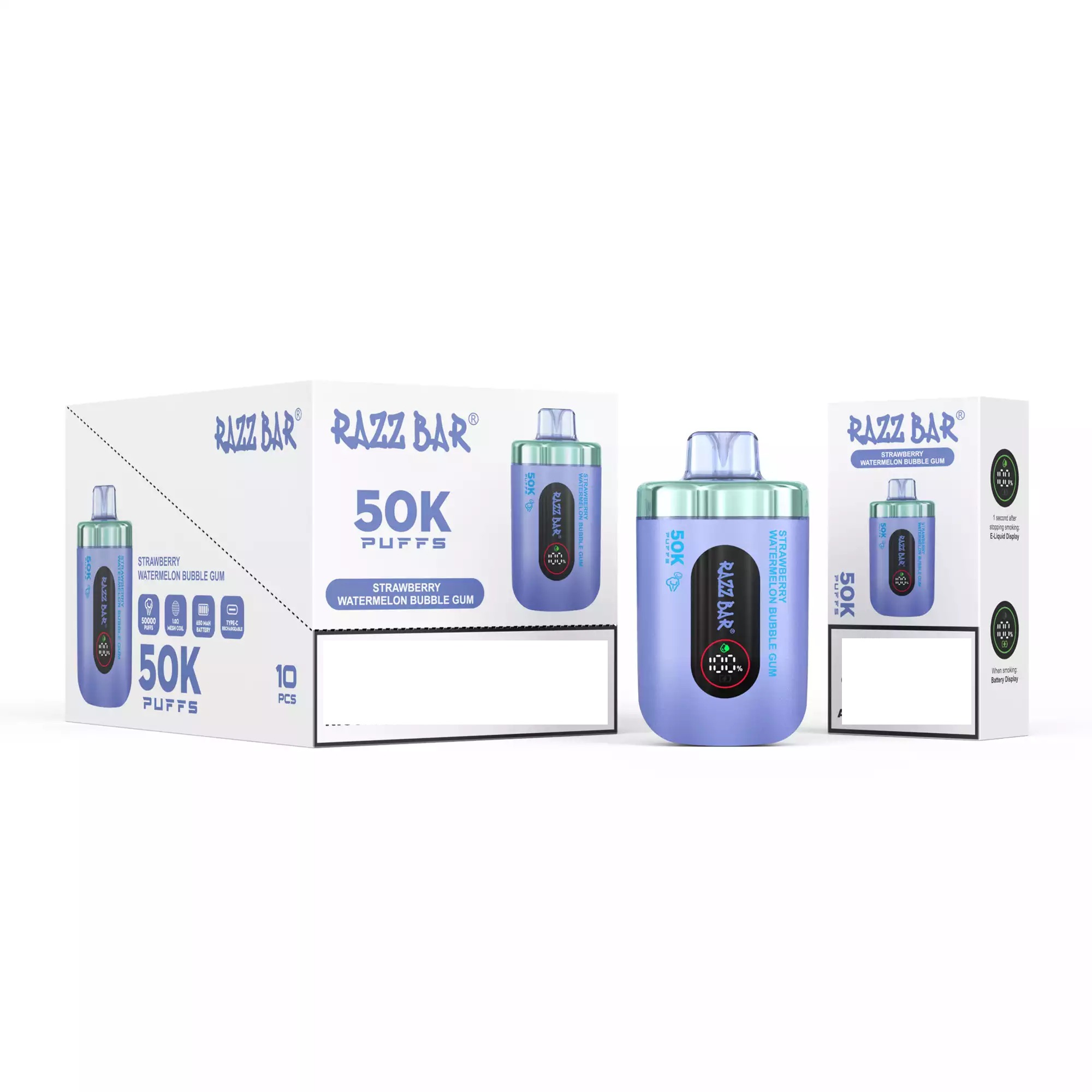 RAZZ BAR 50000 Puffs Disposable Vape Wholesale - Image 2