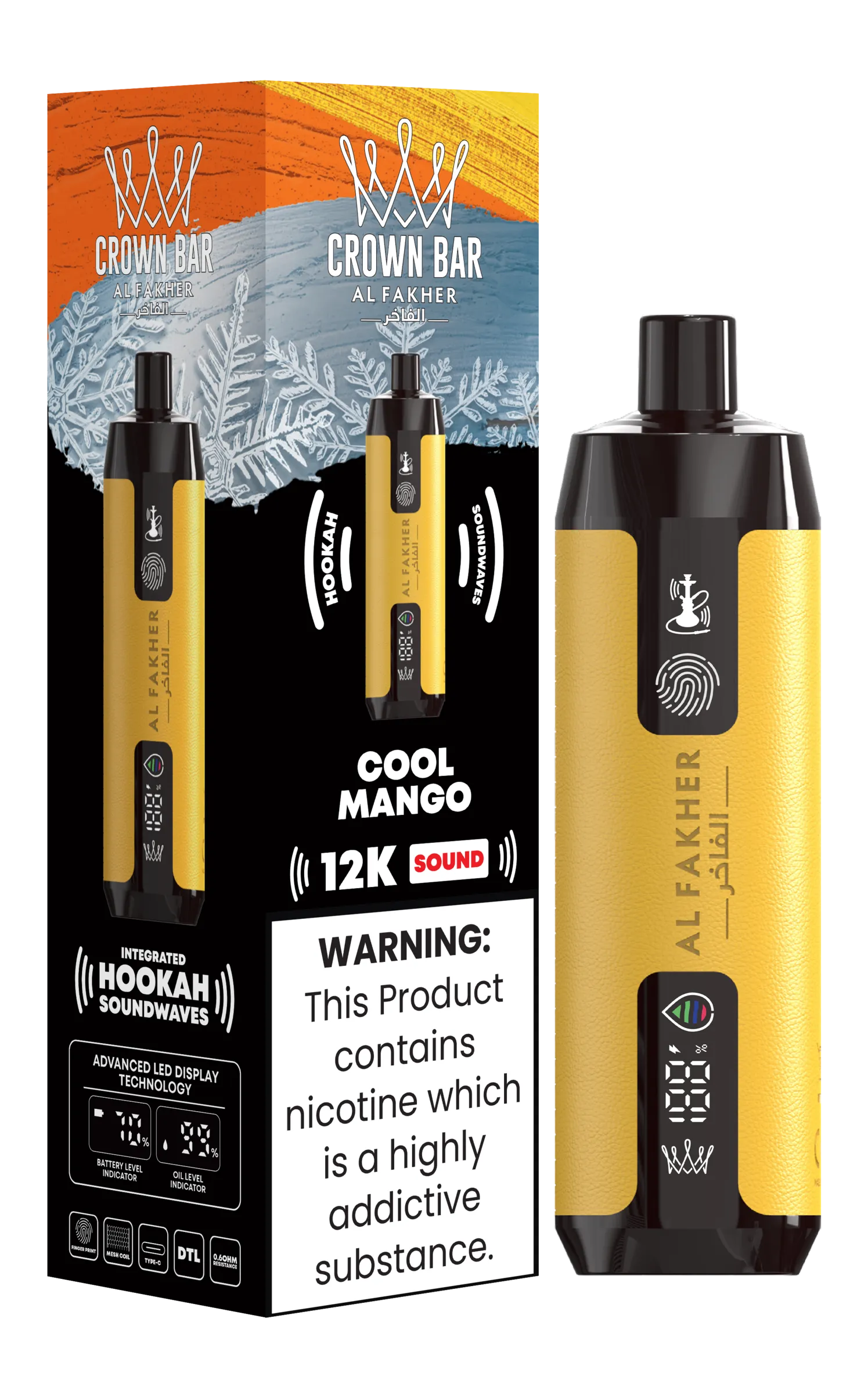 Crown Bar 12K Sound Cool Mango