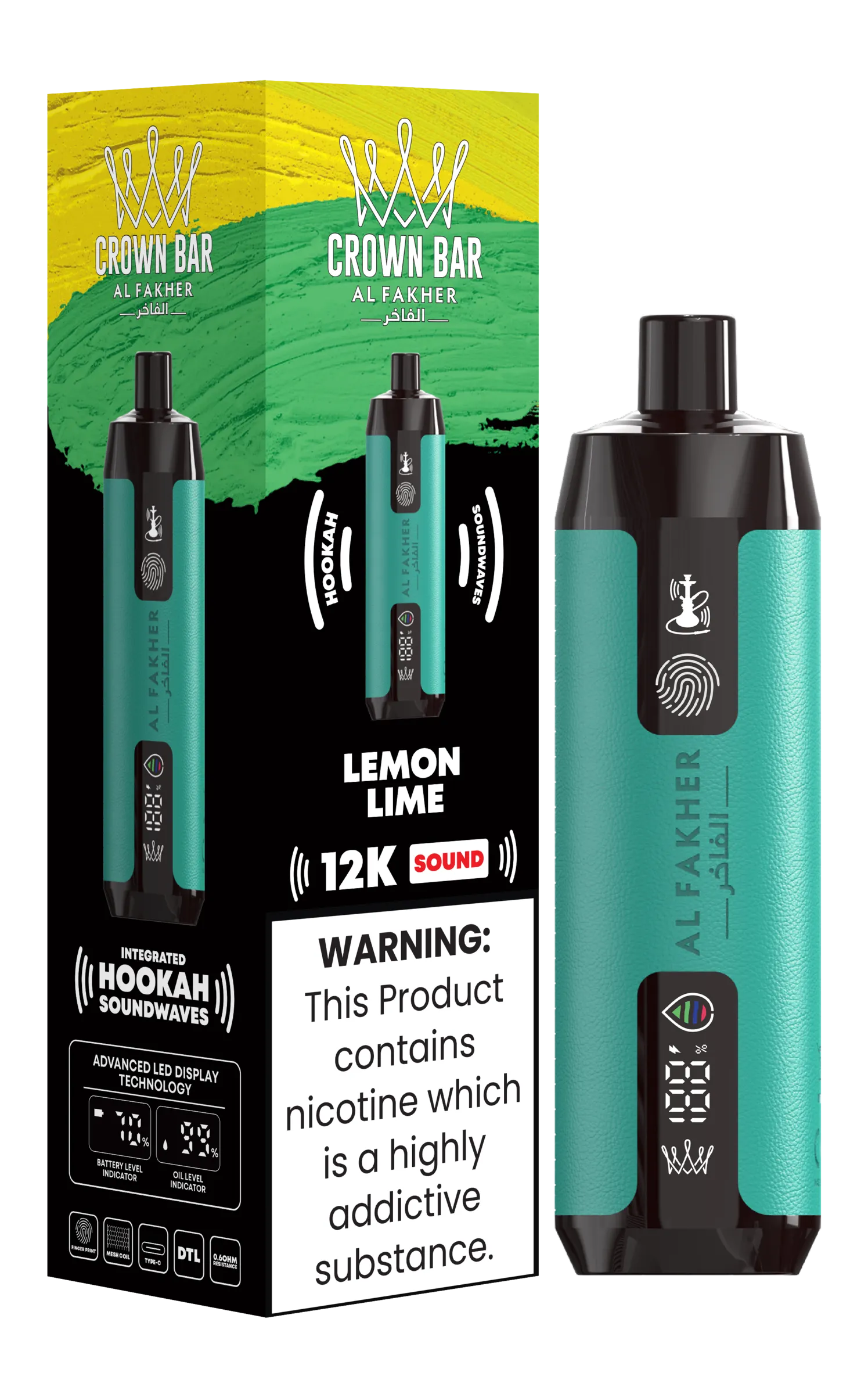 Crown Bar 12K Sound Lemon Lime