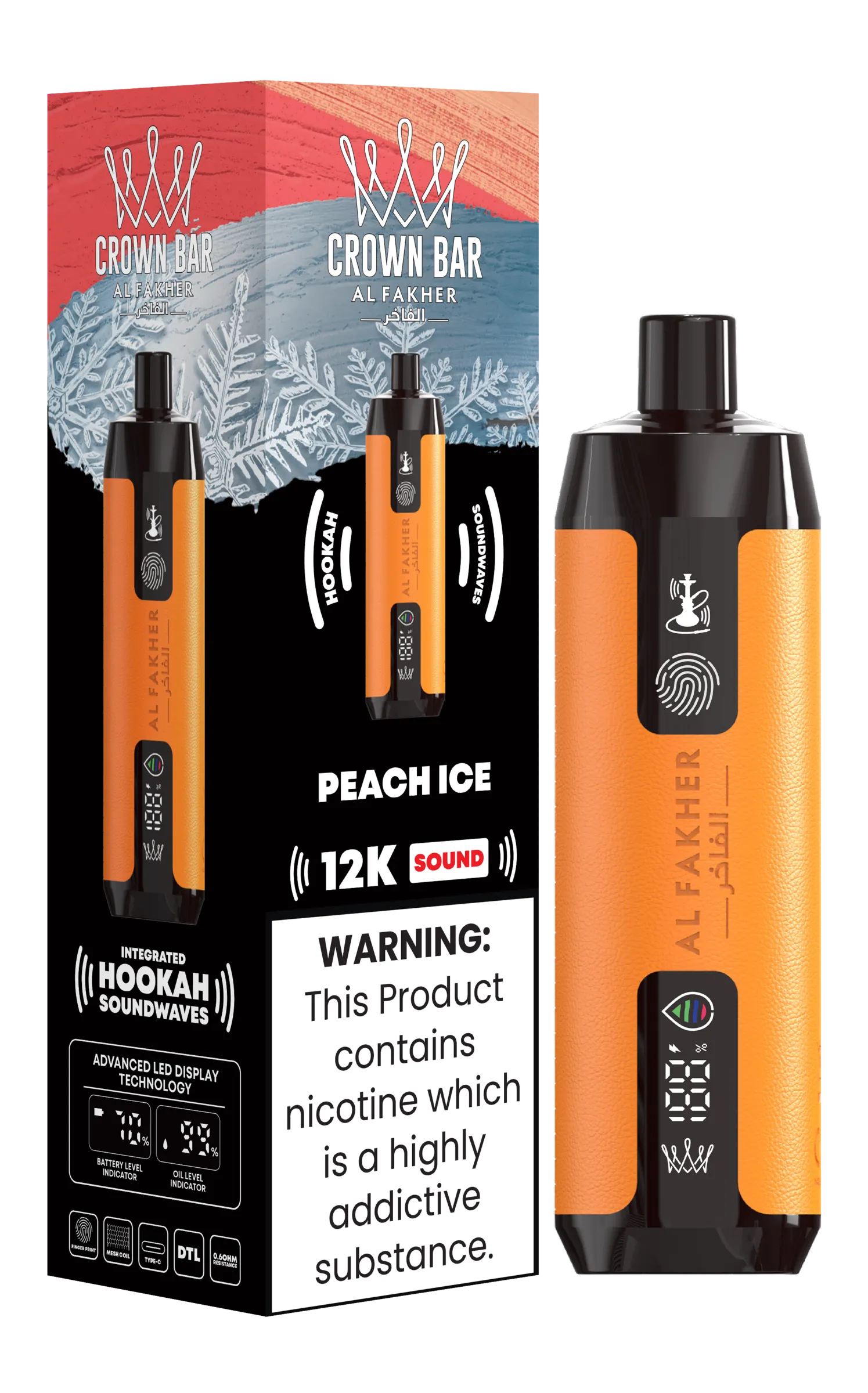 Crown Bar 12K Sound Mango Pineapple