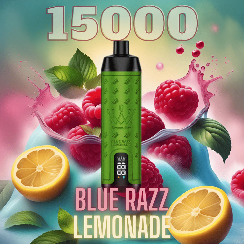 Al Fakher Vape 15000 Blue Razz Lemonade Crown Bar