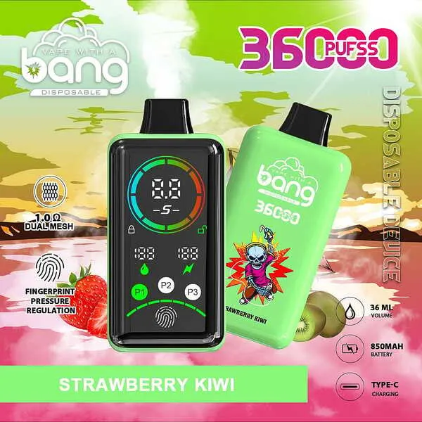 Bang 36000 Puffs Disposable Vape – 36ml, 850mAh, 1.0Ω Dual Mesh, Type-C, Power Modes P1/P2/P3 - Image 8