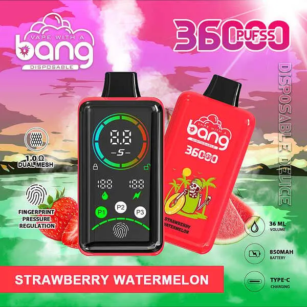 Bang 36000 Puffs Disposable Vape – 36ml, 850mAh, 1.0Ω Dual Mesh, Type-C, Power Modes P1/P2/P3 - Image 9