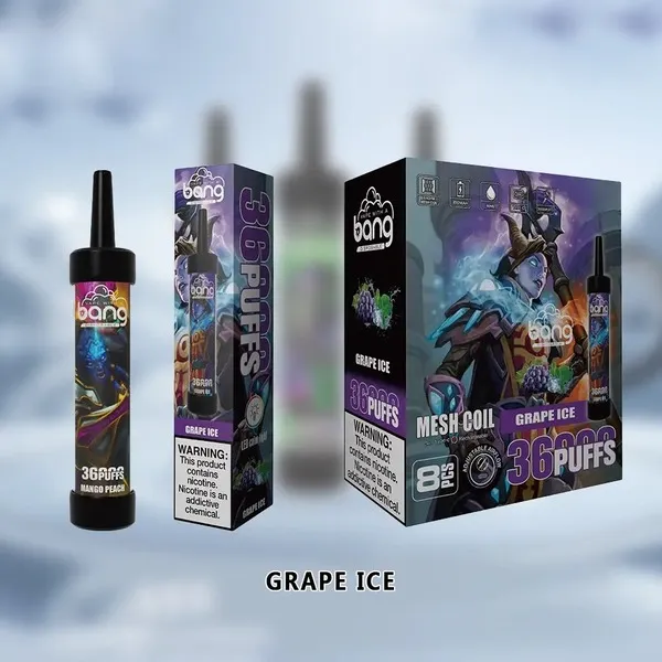 Bang 36000 Puffs Disposable Vape – 40ml Dual Tanks, 0.6Ω Mesh DTL, 650mAh Type-C Rechargeable - Image 5