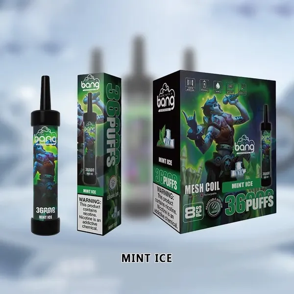 Bang 36000 Puffs Disposable Vape – 40ml Dual Tanks, 0.6Ω Mesh DTL, 650mAh Type-C Rechargeable - Image 6