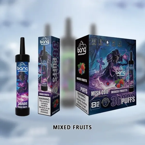 Bang 36000 Puffs Disposable Vape – 40ml Dual Tanks, 0.6Ω Mesh DTL, 650mAh Type-C Rechargeable - Image 7