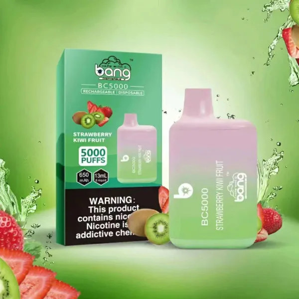 Bang BC5000 5000 Puffs Disposable Vape – 20 Flavors, Mesh Coil, 13ml E-liquid, Type-C Rechargeable - Image 12