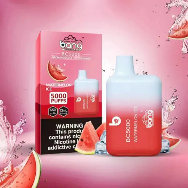 Bang BC5000 5000 Puffs Disposable Vape – 20 Flavors, Mesh Coil, 13ml E-liquid, Type-C Rechargeable - Image 3