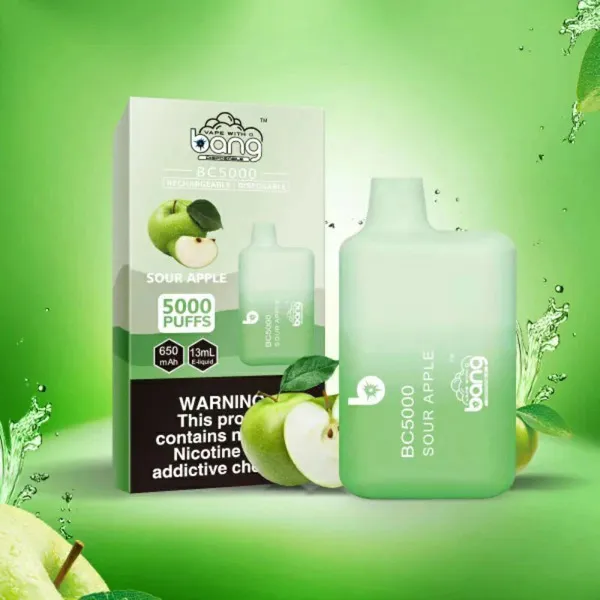 Bang BC5000 5000 Puffs Disposable Vape – 20 Flavors, Mesh Coil, 13ml E-liquid, Type-C Rechargeable - Image 5