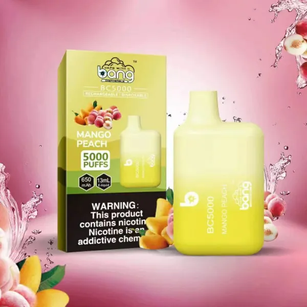 Bang BC5000 5000 Puffs Disposable Vape – 20 Flavors, Mesh Coil, 13ml E-liquid, Type-C Rechargeable - Image 6