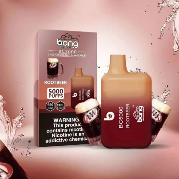 Bang BC5000 5000 Puffs Disposable Vape – 20 Flavors, Mesh Coil, 13ml E-liquid, Type-C Rechargeable - Image 8