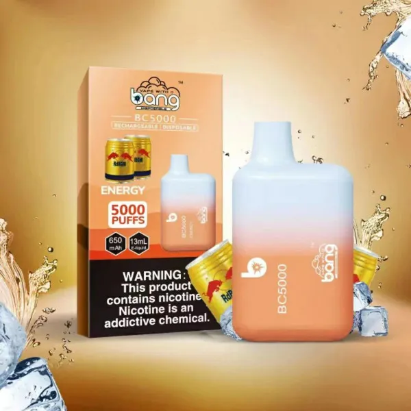 Bang BC5000 5000 Puffs Disposable Vape – 20 Flavors, Mesh Coil, 13ml E-liquid, Type-C Rechargeable - Image 9