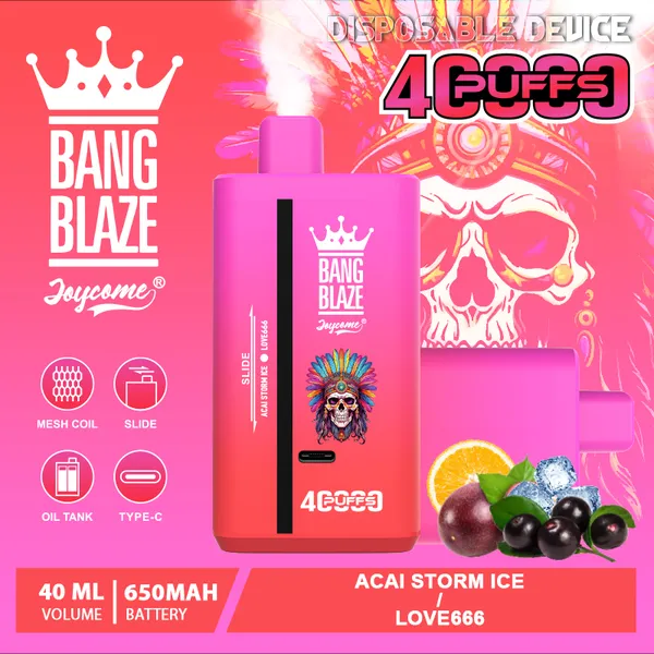 Bang Blaze 40000 40K Puffs Disposable Vape – Dual Flavors with Type-C Charging - Image 2
