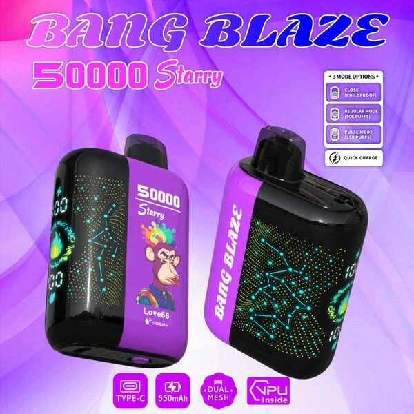 Bang Blaze 50000 Puffs | Starry 50K Disposable Vape – Amazing Smooth Flavor Device - Image 5