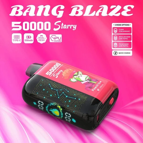 Bang Blaze 50000 Puffs | Starry 50K Disposable Vape – Amazing Smooth Flavor Device - Image 9