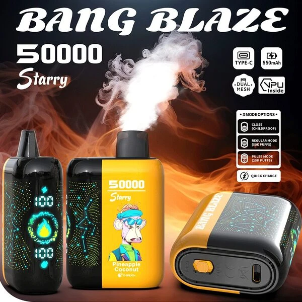 Bang Blaze 50000 Puffs | Starry 50K Disposable Vape – Amazing Smooth Flavor Device - Image 10