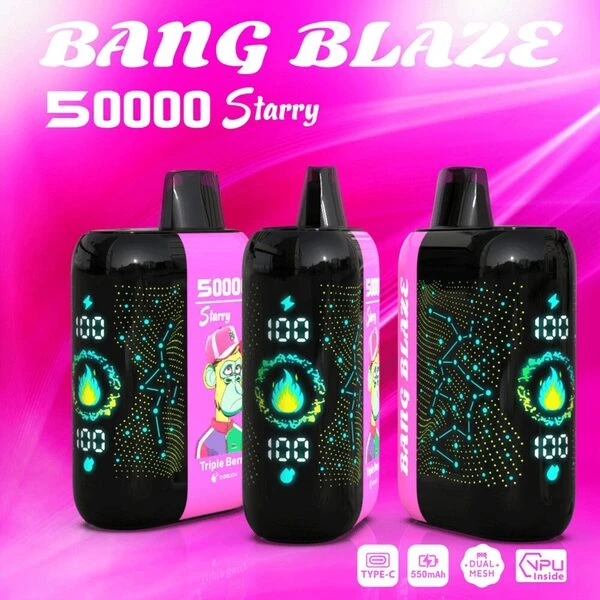 Bang Blaze 50000 Puffs | Starry 50K Disposable Vape – Amazing Smooth Flavor Device - Image 4