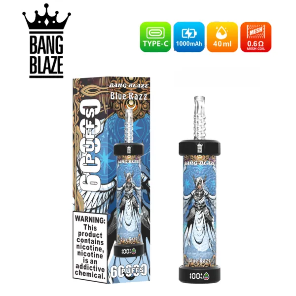 Bang Blaze 60000 60K Puffs Disposable Vape – Ultimate Premium DTL Flavor Device - Image 2