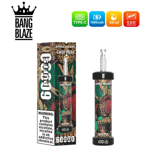 Bang Blaze 60000 60K Puffs Disposable Vape – Ultimate Premium DTL Flavor Device - Image 9