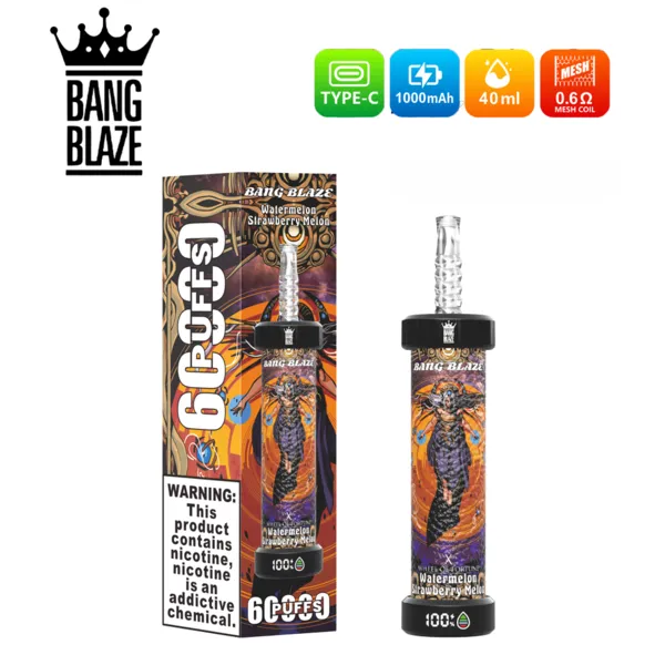 Bang Blaze 60000 60K Puffs Disposable Vape – Ultimate Premium DTL Flavor Device - Image 3