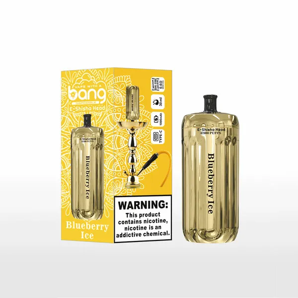 Bang E-Shisha Head 42000 Puffs Disposable Vape – Ultimate Gold Edition - Image 2
