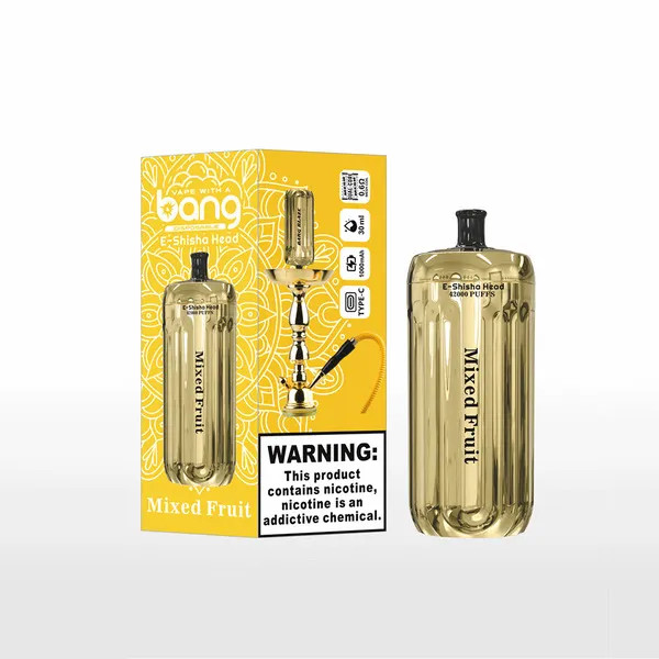 Bang E-Shisha Head 42000 Puffs Disposable Vape – Ultimate Gold Edition - Image 8