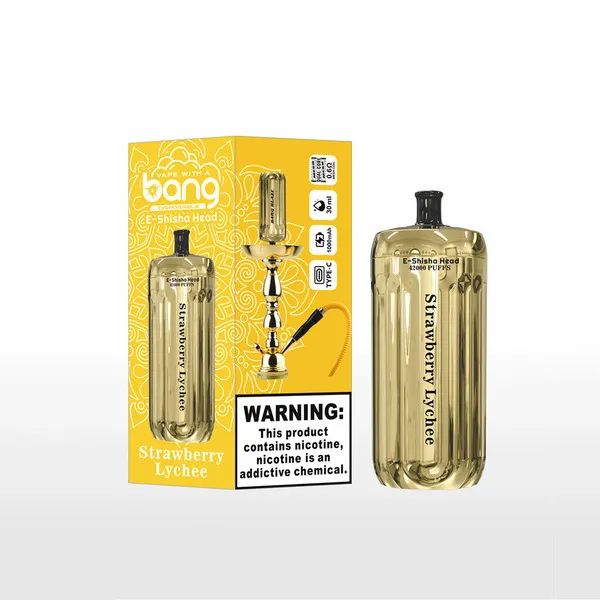 Bang E-Shisha Head 42000 Puffs Disposable Vape – Ultimate Gold Edition - Image 10