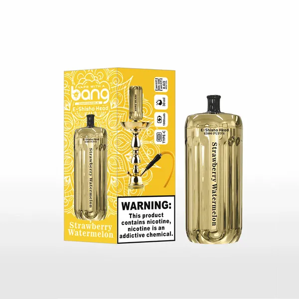 Bang E-Shisha Head 42000 Puffs Disposable Vape – Ultimate Gold Edition - Image 11
