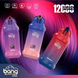 Bang King 12000 Puffs Disposable Vape Pen 20 Flavors 0% 2% 3% 5% Nicotine