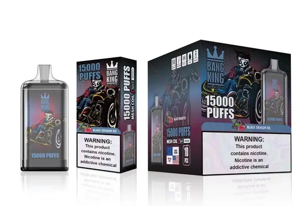 Bang King 15000 Puffs Disposable Vape – Mesh Coil, 25ml E-liquid, Type-C Rechargeable - Image 11