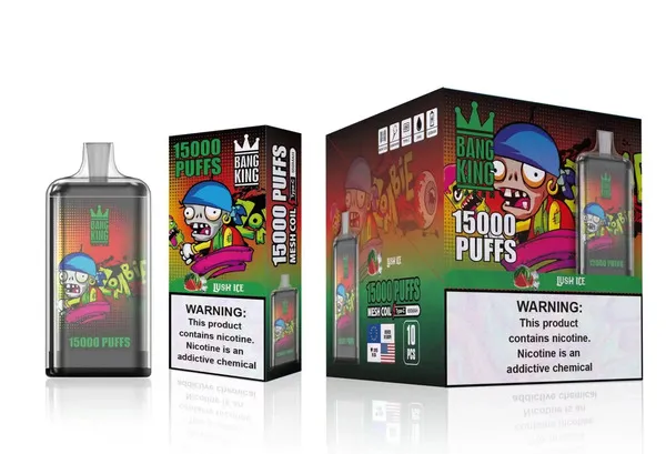 Bang King 15000 Puffs Disposable Vape – Mesh Coil, 25ml E-liquid, Type-C Rechargeable - Image 17