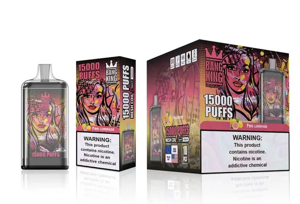 Bang King 15000 Puffs Disposable Vape – Mesh Coil, 25ml E-liquid, Type-C Rechargeable - Image 20