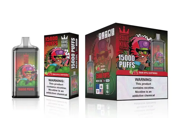 Bang King 15000 Puffs Disposable Vape – Mesh Coil, 25ml E-liquid, Type-C Rechargeable - Image 6