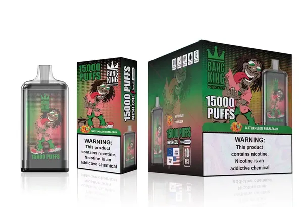 Bang King 15000 Puffs Disposable Vape – Mesh Coil, 25ml E-liquid, Type-C Rechargeable - Image 8
