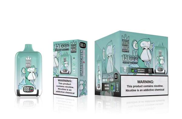 Bang King 15000 Puffs Smart Screen Disposable Vape Pen 10 Flavors 0% 2% 3% 5% Nicotine - Image 3
