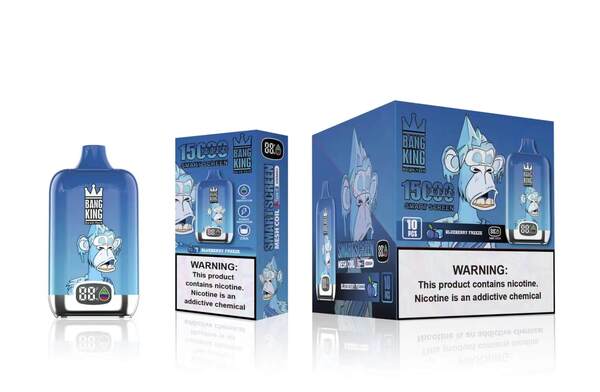 Bang King 15000 Puffs Smart Screen Disposable Vape Pen 10 Flavors 0% 2% 3% 5% Nicotine - Image 6