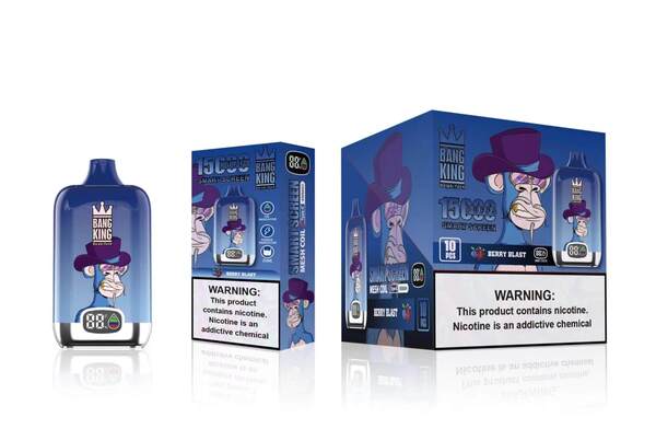 Bang King 15000 Puffs Smart Screen Disposable Vape Pen 10 Flavors 0% 2% 3% 5% Nicotine - Image 8
