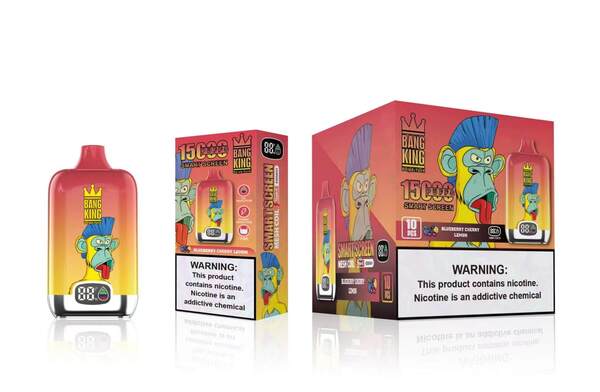 Bang King 15000 Puffs Smart Screen Disposable Vape Pen 10 Flavors 0% 2% 3% 5% Nicotine - Image 10