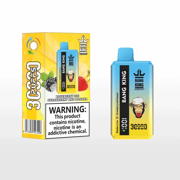Bang King 30000 Puffs Disposable Vape – Dual Taste, 36ml, 1.0Ω Mesh, LED Screen, Type-C Rechargeable - Image 13