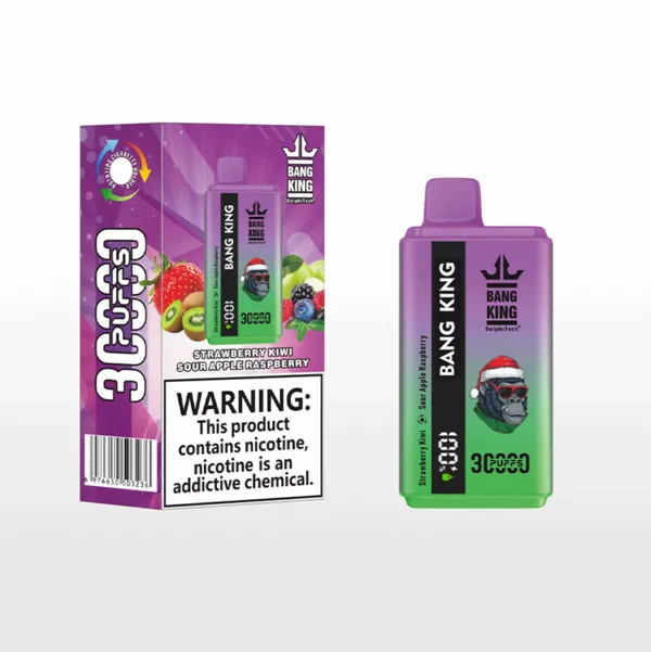 Bang King 30000 Puffs Disposable Vape – Dual Taste, 36ml, 1.0Ω Mesh, LED Screen, Type-C Rechargeable - Image 6
