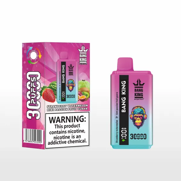 Bang King 30000 Puffs Disposable Vape – Dual Taste, 36ml, 1.0Ω Mesh, LED Screen, Type-C Rechargeable - Image 5