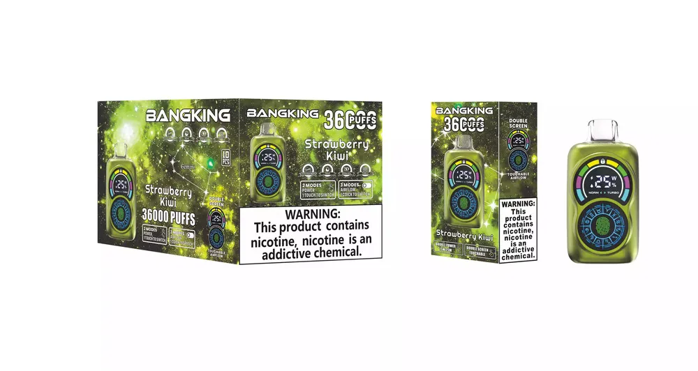 Bang King Constellation 36000 Puffs Dual-Screen Touch Disposable Vape, 30ml, 650mAh, Adjustable Airflow, 12 Flavors - Image 9