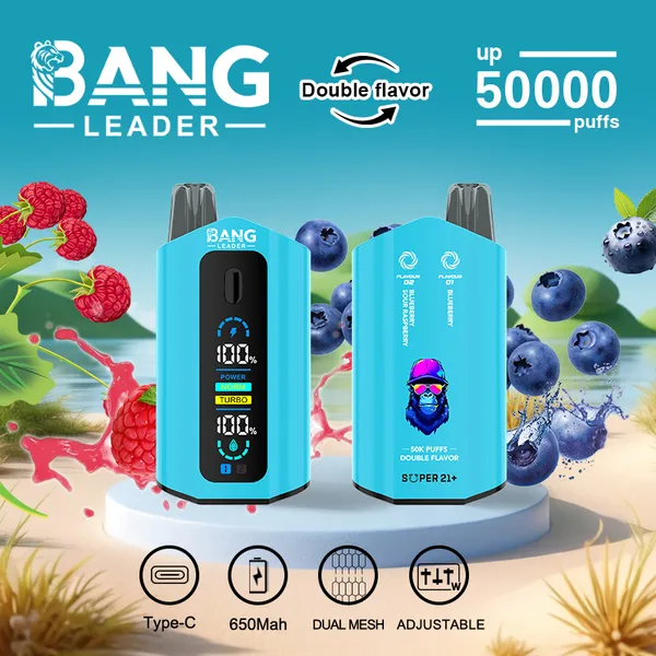Bang Leader 50000 Puffs Dual Flavor Disposable Vape – Premium Advanced Screen Device - Image 6