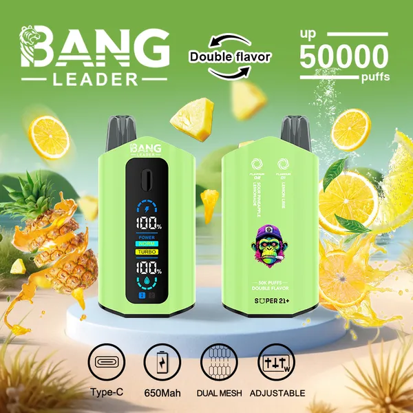 Bang Leader 50000 Puffs Dual Flavor Disposable Vape – Premium Advanced Screen Device - Image 10