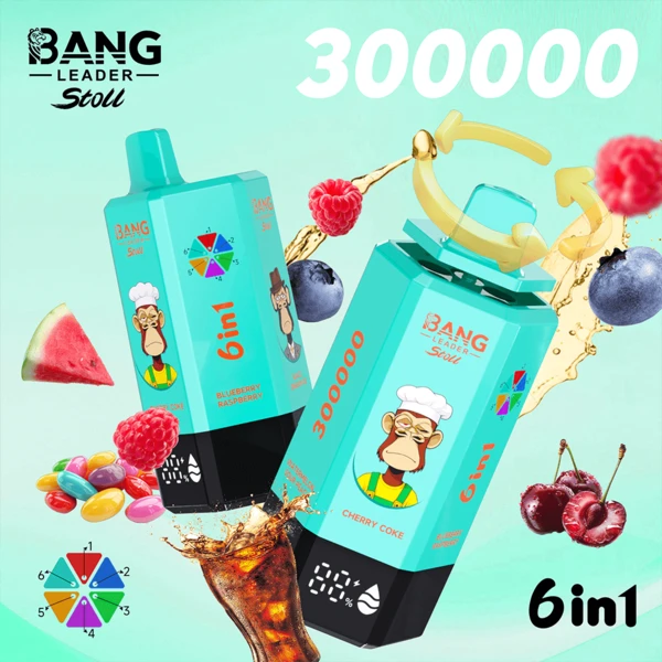Bang Leader Stoll 300K 6-in-1 Disposable Vape – Amazing 300,000 Puffs Power Flavor System - Image 10