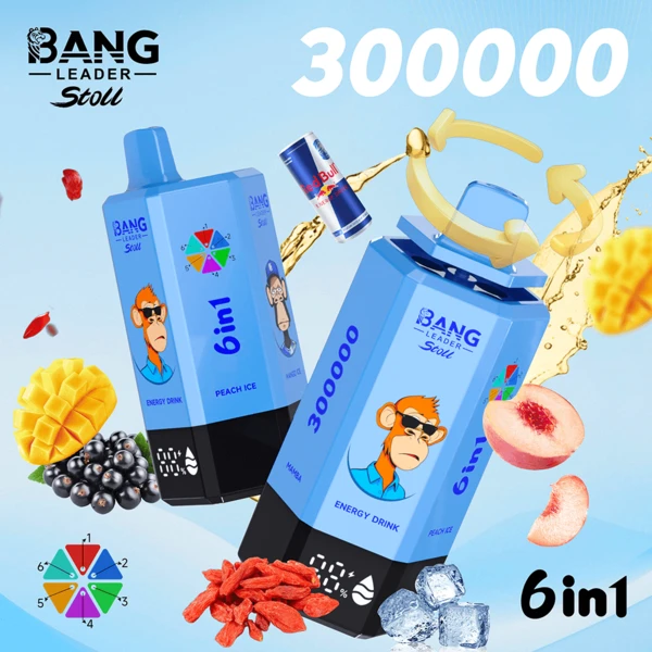 Bang Leader Stoll 300K 6-in-1 Disposable Vape – Amazing 300,000 Puffs Power Flavor System - Image 9