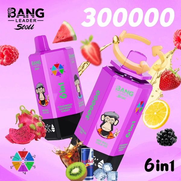 Bang Leader Stoll 300K 6-in-1 Disposable Vape – Amazing 300,000 Puffs Power Flavor System - Image 7