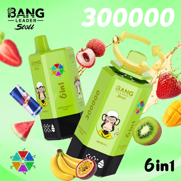 Bang Leader Stoll 300K 6-in-1 Disposable Vape – Amazing 300,000 Puffs Power Flavor System - Image 12